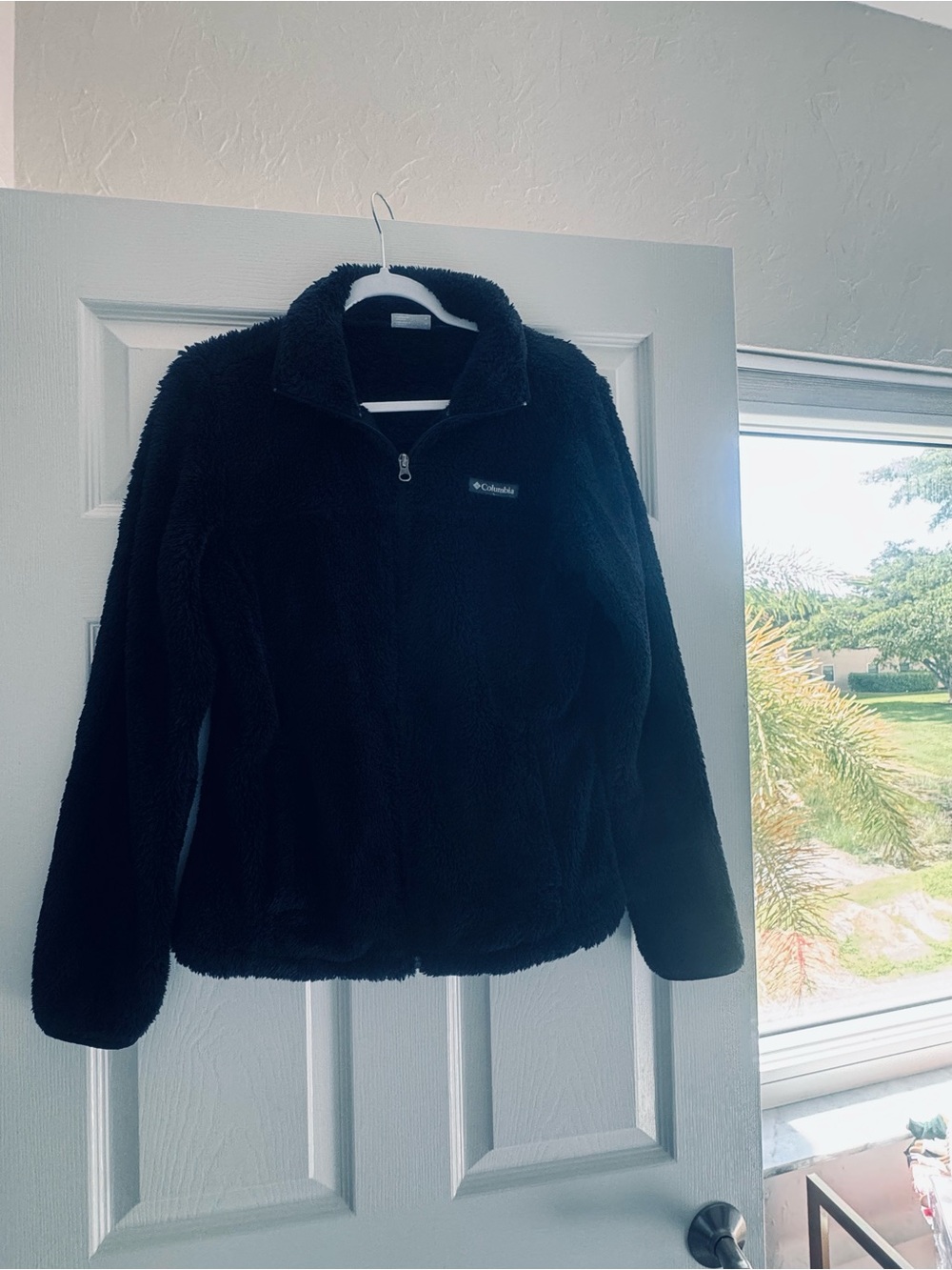 Columbia Black Faux Fur Fleece Jacket